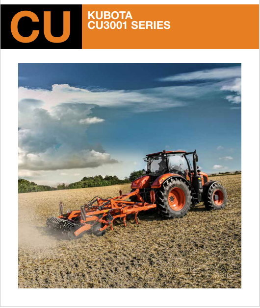 Kubota CU Tine Cultivator
