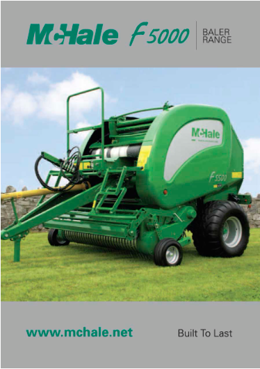 McHale F5000 Baler Range