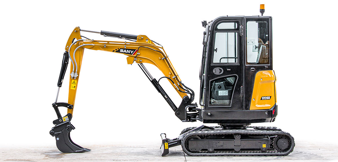 SANY excavators under 10 tonne